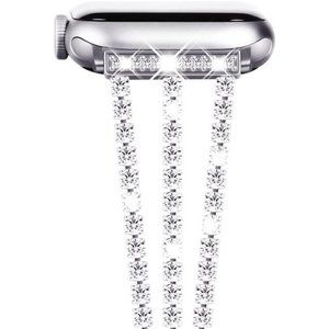 Compatible for Apple Watch Band Series 9 8 Series 7 SE Series 6 5 4 3, Sparkling